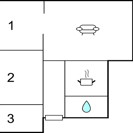 شقة Three-bedroom Schlesische 02 *